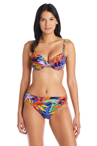MULTI Night Safari Molded Underwire Bikini Top