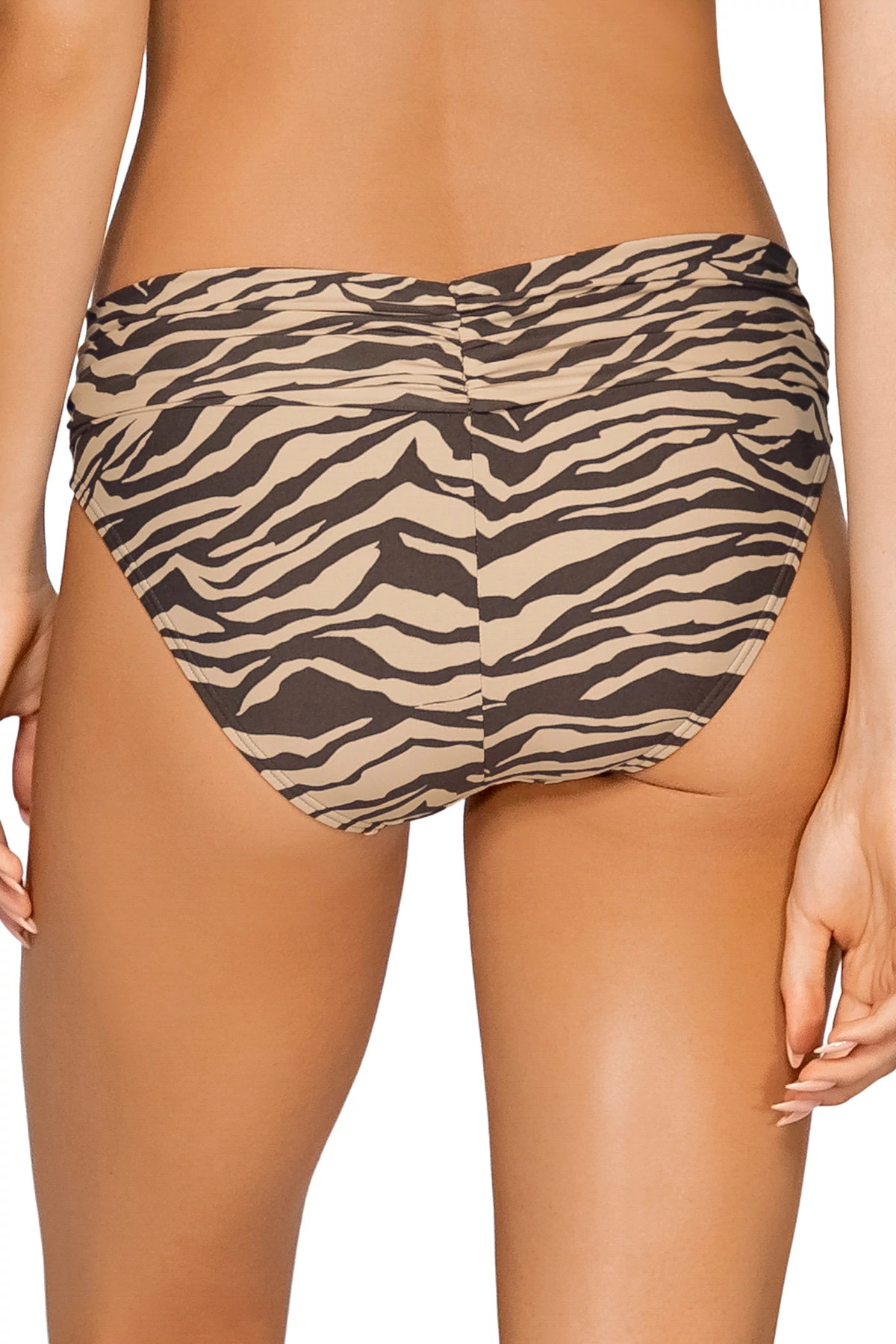 ON THE PROWL Unforgettable Banded Hipster Bikini Bottom image number 2