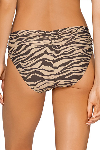 ON THE PROWL Unforgettable Banded Hipster Bikini Bottom