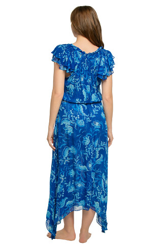 FIGI BLUE FS012 Mariposa Midi Dress