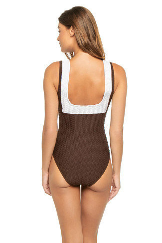 COCOA Textured One Piece Swimsuit