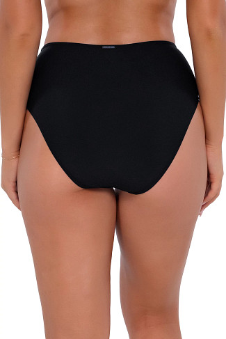 BLACK Classic High Waist Bikini Bottom