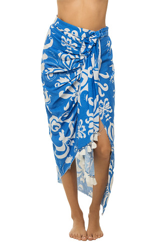 BLUE Cassia Midi Skirt