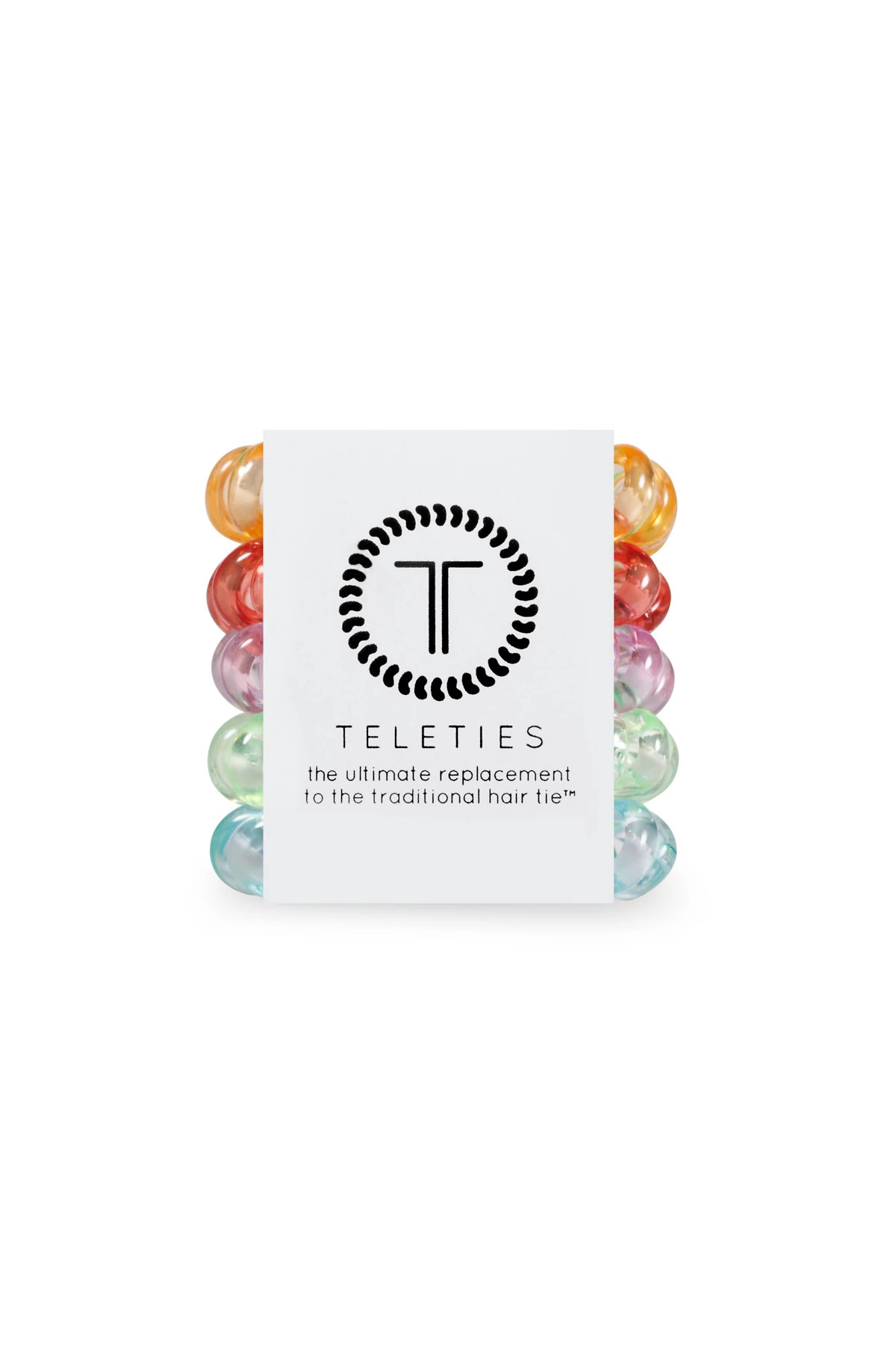 MULTI Technicolor Dreams 5-Pack Mini Hair Ties image number 1