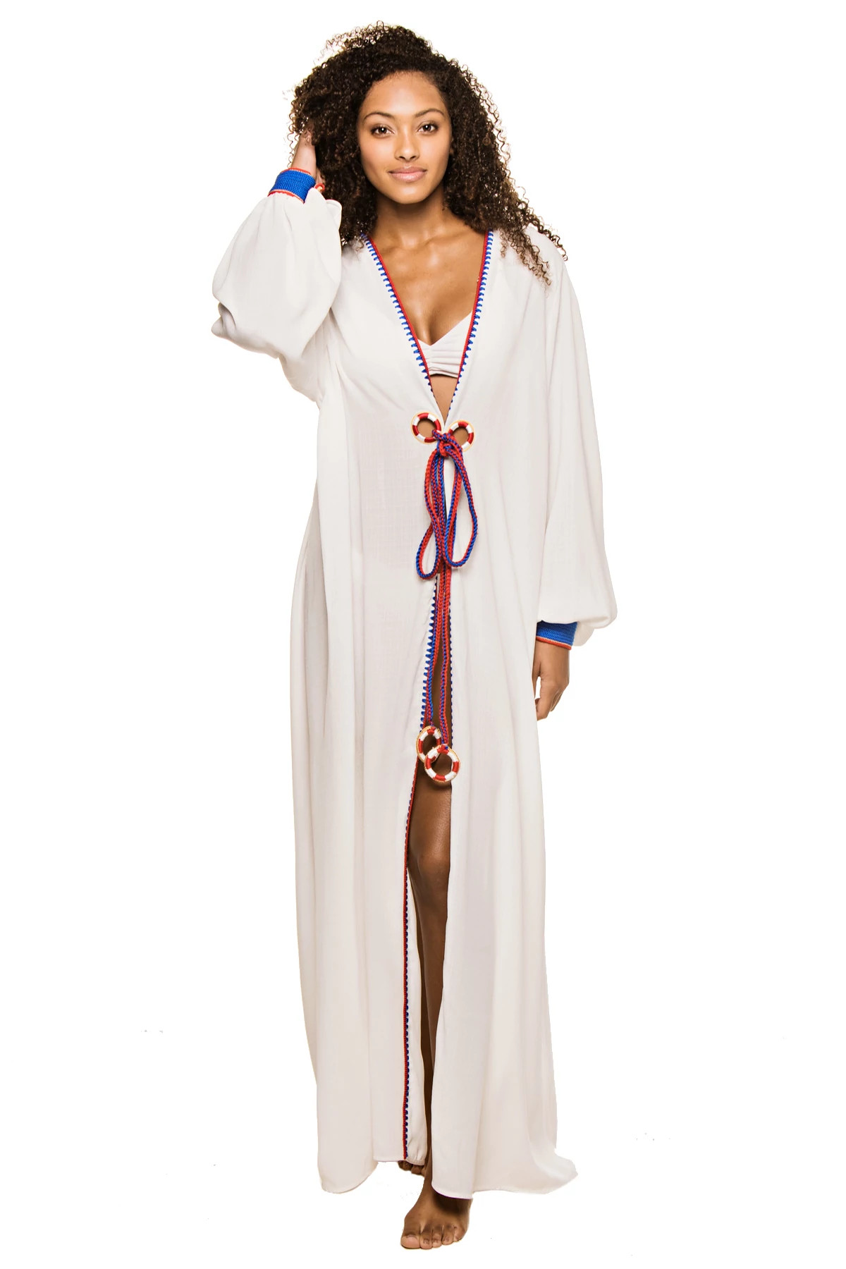 WHITE Bouee Caftan image number 3