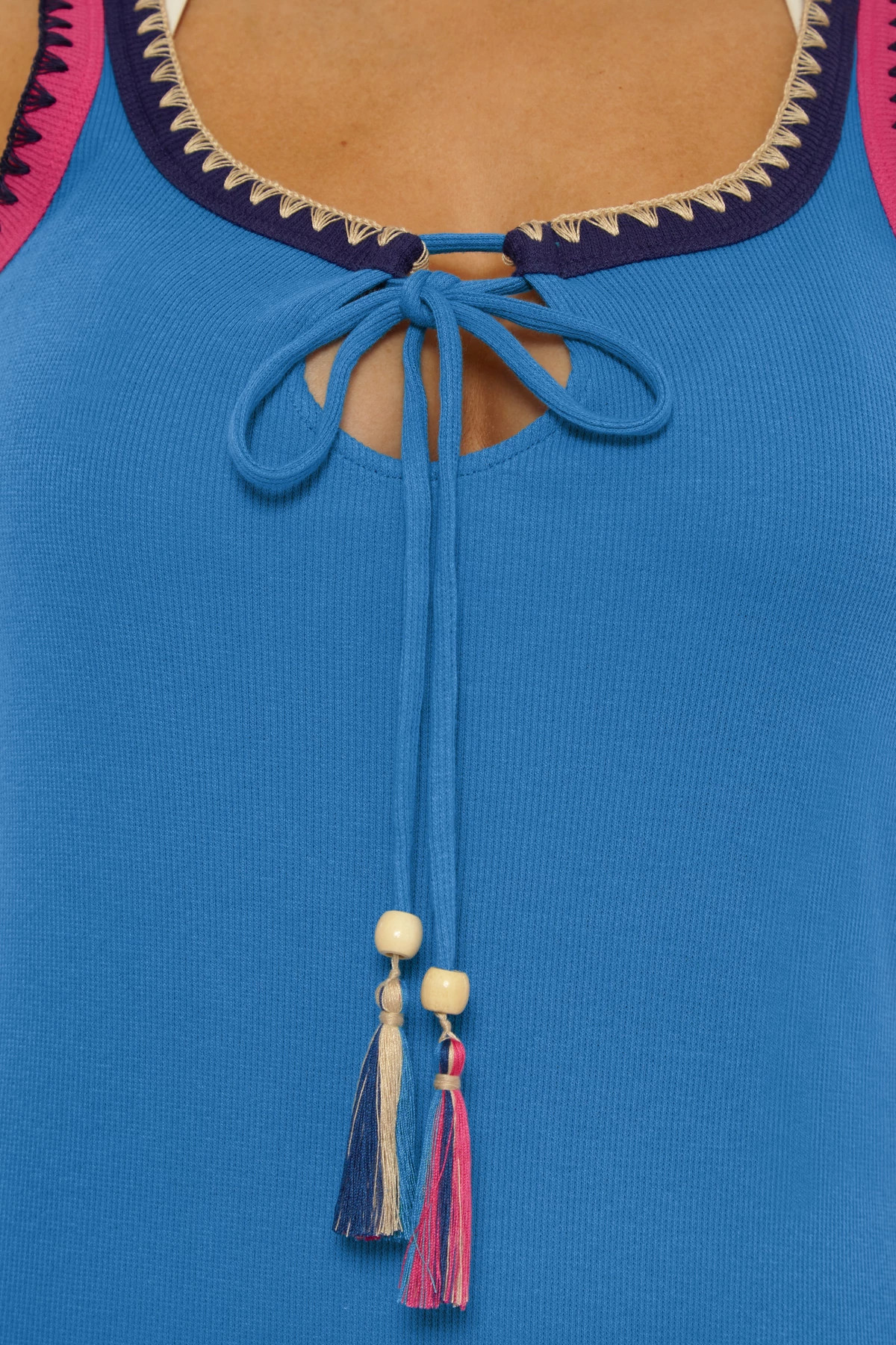 PEACOCK BLUE Avila Midi Dress image number 4