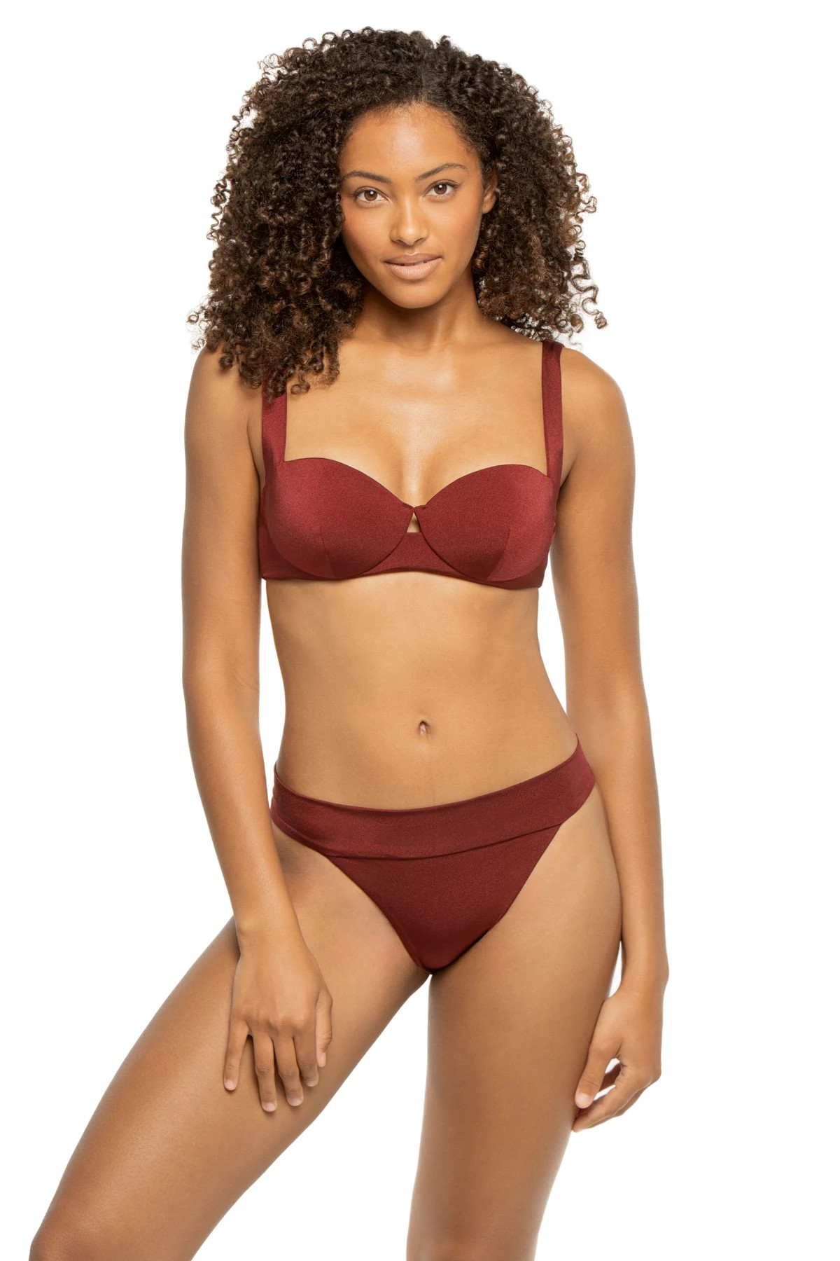 POMEGRANATE Danica Underwire Bikini Top image number 1