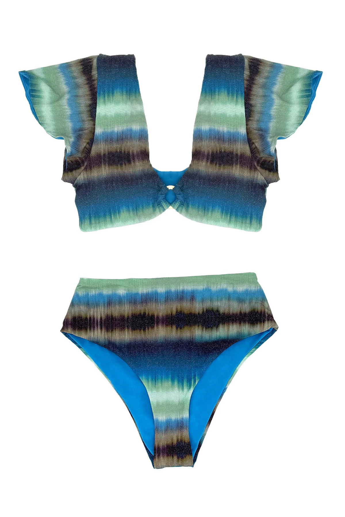 MULTI High Waist Bikini Bottom image number 3