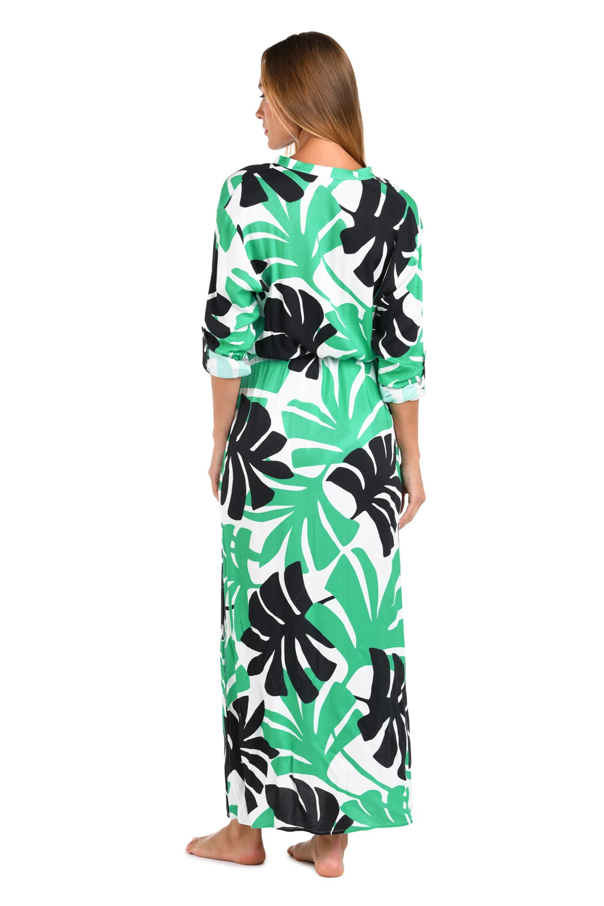 MULTI Monstera Maxi Dress image number 2