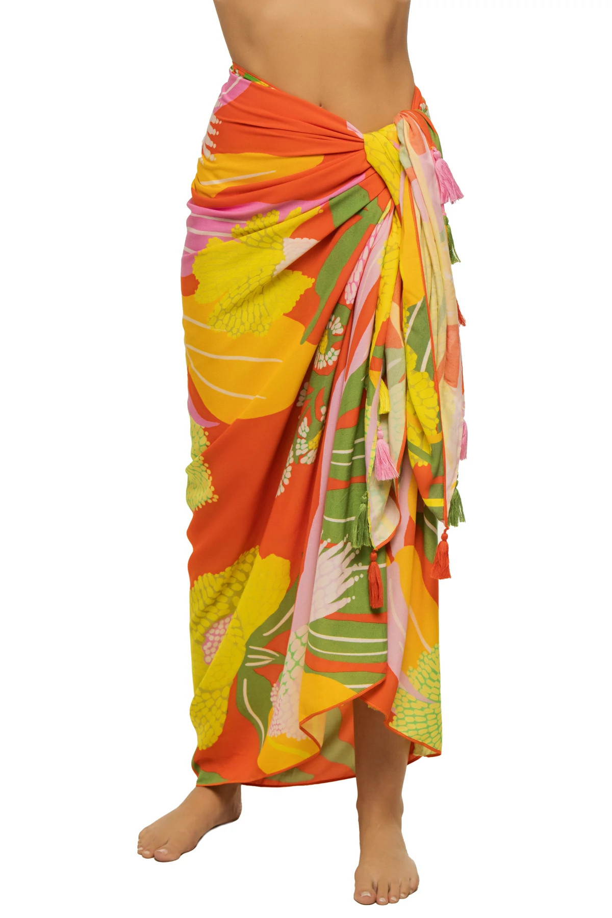 NEON FLORAL Neon Floral Sarong image number 1