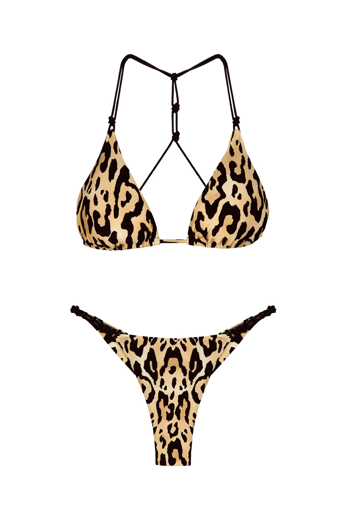 NOMAD Tyla Leopard Brazilian Bikini Bottom image number 3
