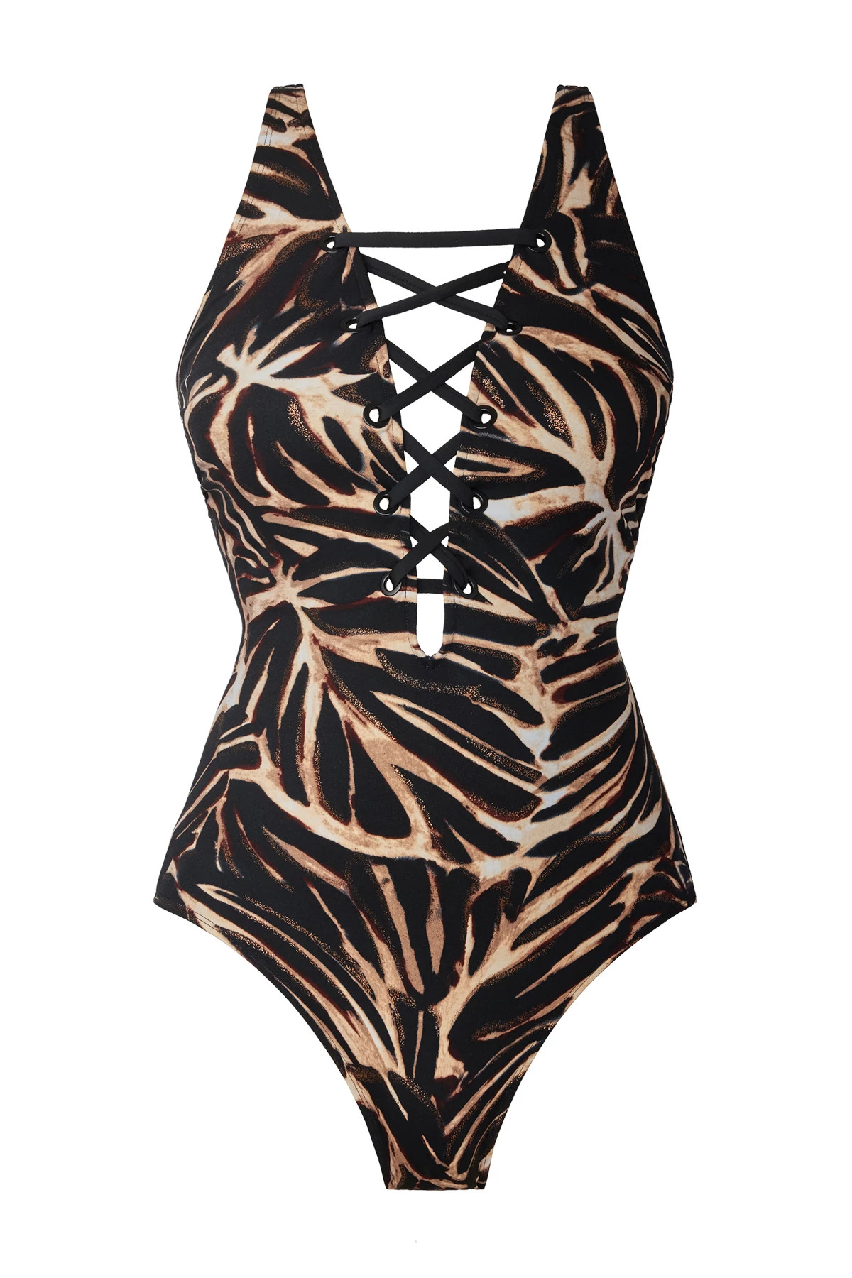 BLACK/MULTI Steffi One Piece Swimsuit image number 5