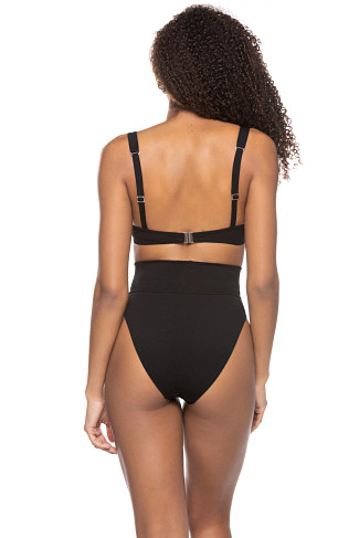 BLACK Bralette Underwire Bikini Top