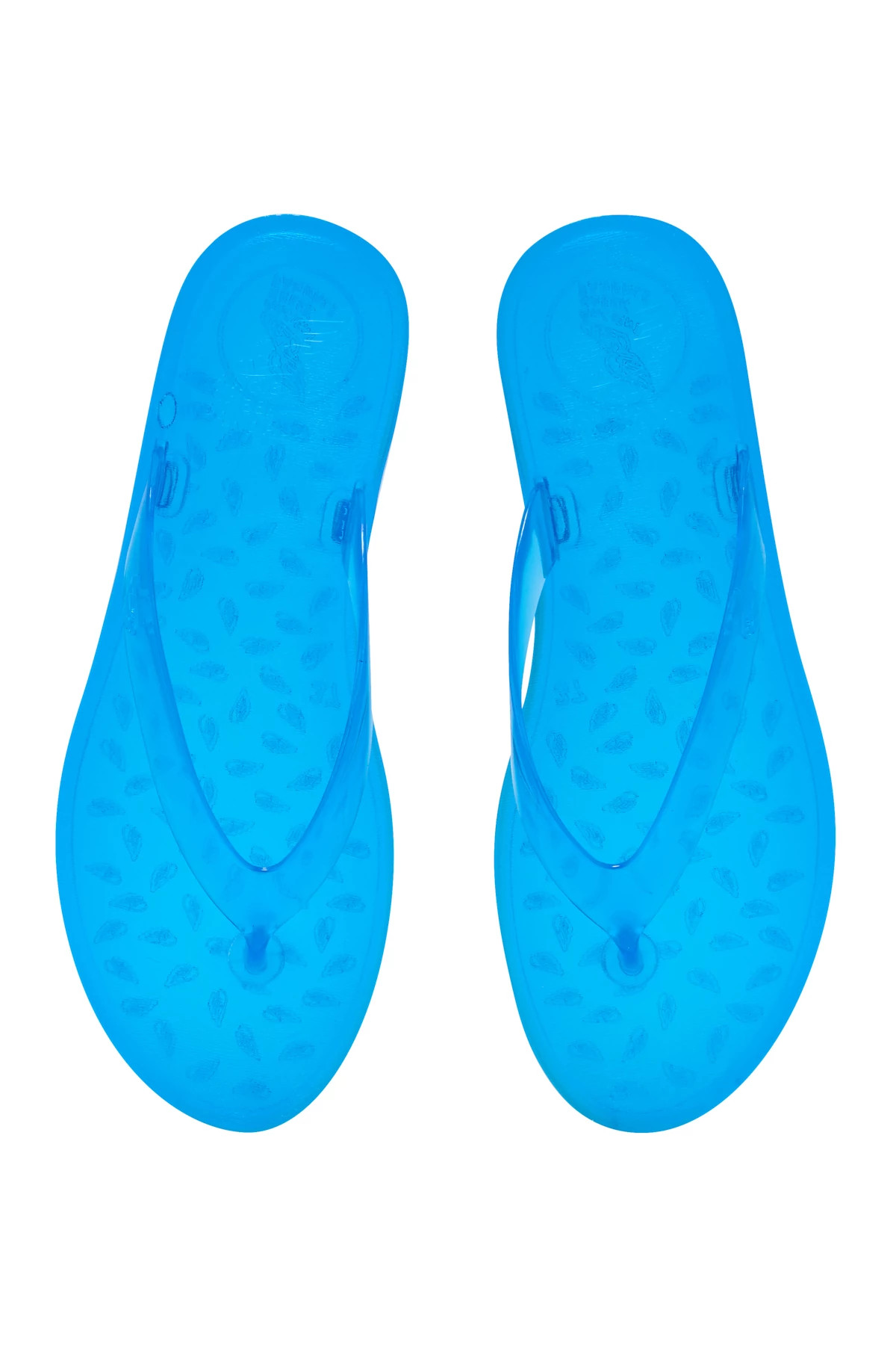 BLUE Jelly Flip Flops image number 1