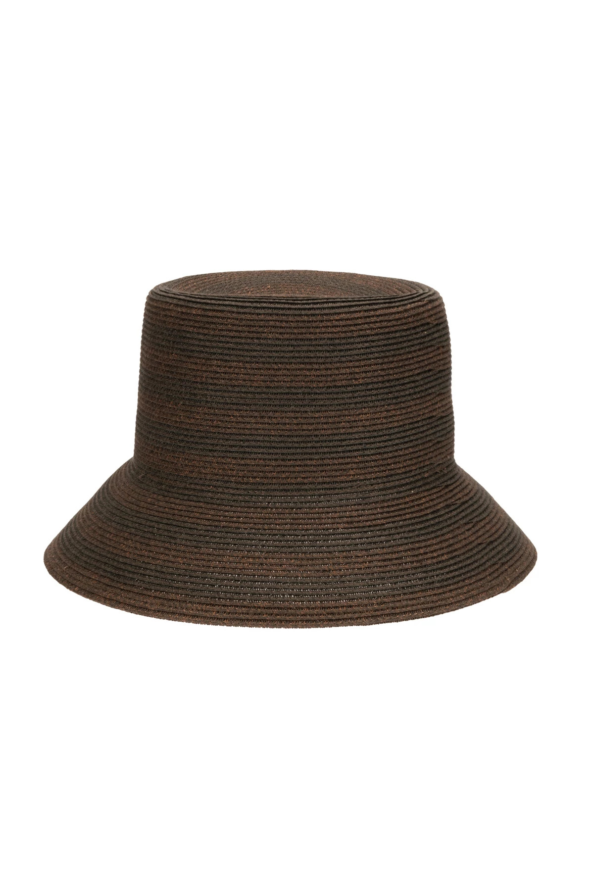 BROWN/BLACK Stripe Bucket Hat image number 1