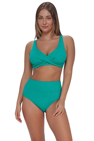 JADE JEWEL LUREX Mirabella Underwire Bikini Top
