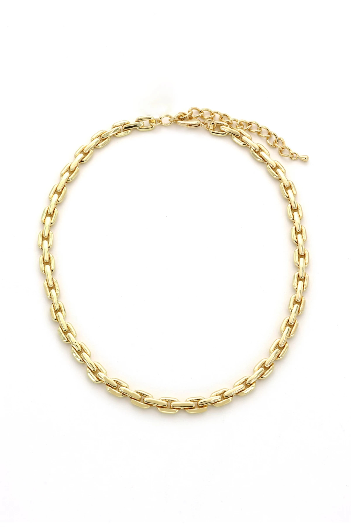 GOLD Cable Chain Necklace image number 1