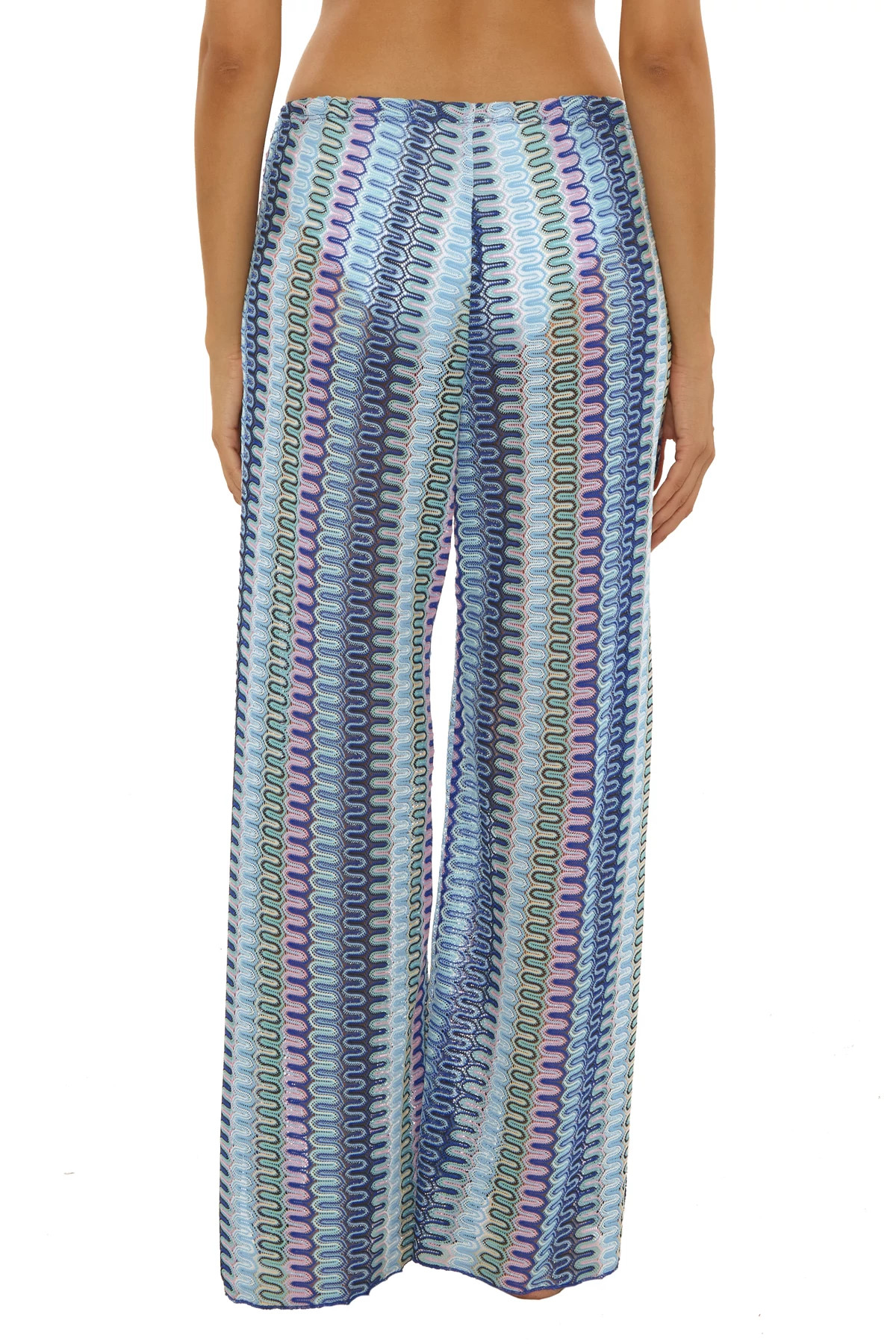 LAPIS/MULTI Sundown Split Leg Pants image number 3