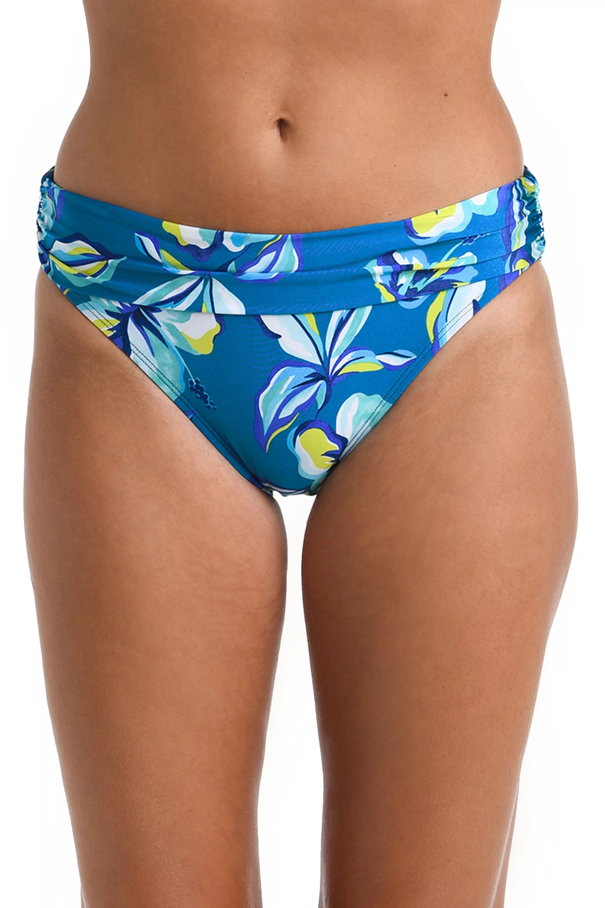 OCEAN Fiji Tropics Banded Hipster Bikini Bottom image number 1