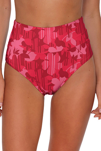 RAMBLING ROSE Hannah High Waist Bikini Bottom