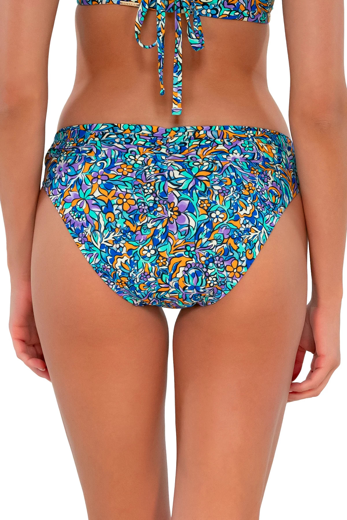 PANSY FIELDS Unforgettable Banded Hipster Bikini Bottom  image number 2