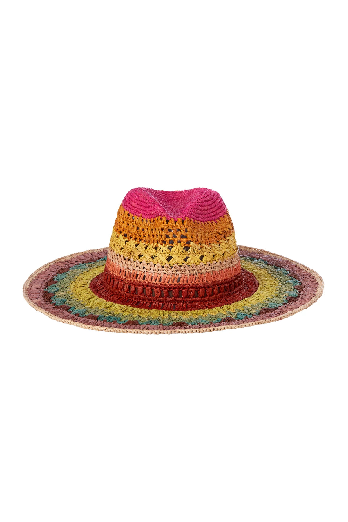 BRIGHT MULTI Arlet Panama Hat image number 1