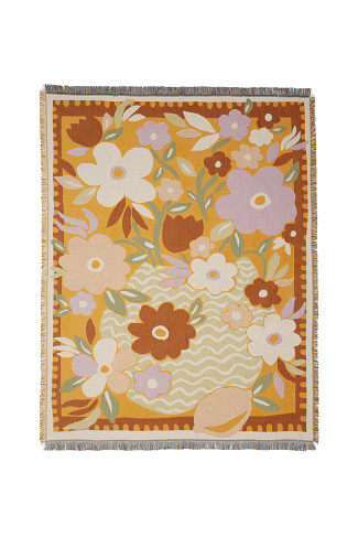 MULTI Citrus Market Woven Beach Blanket