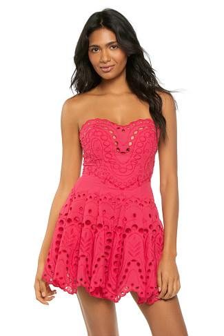 FUCHSIA SEALACE Bail Mini Dress
