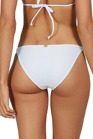 WHITE Paula Tab Side Hipster Bikini Bottom