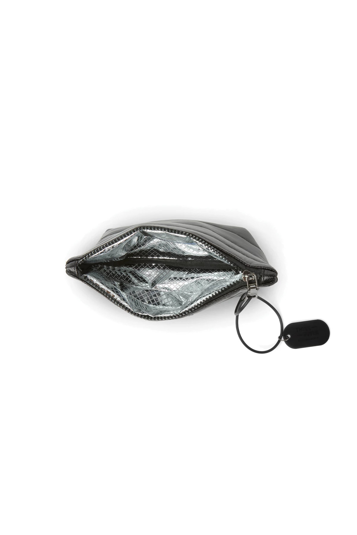 SHINY BLACK Travel Trio Pouch image number 5