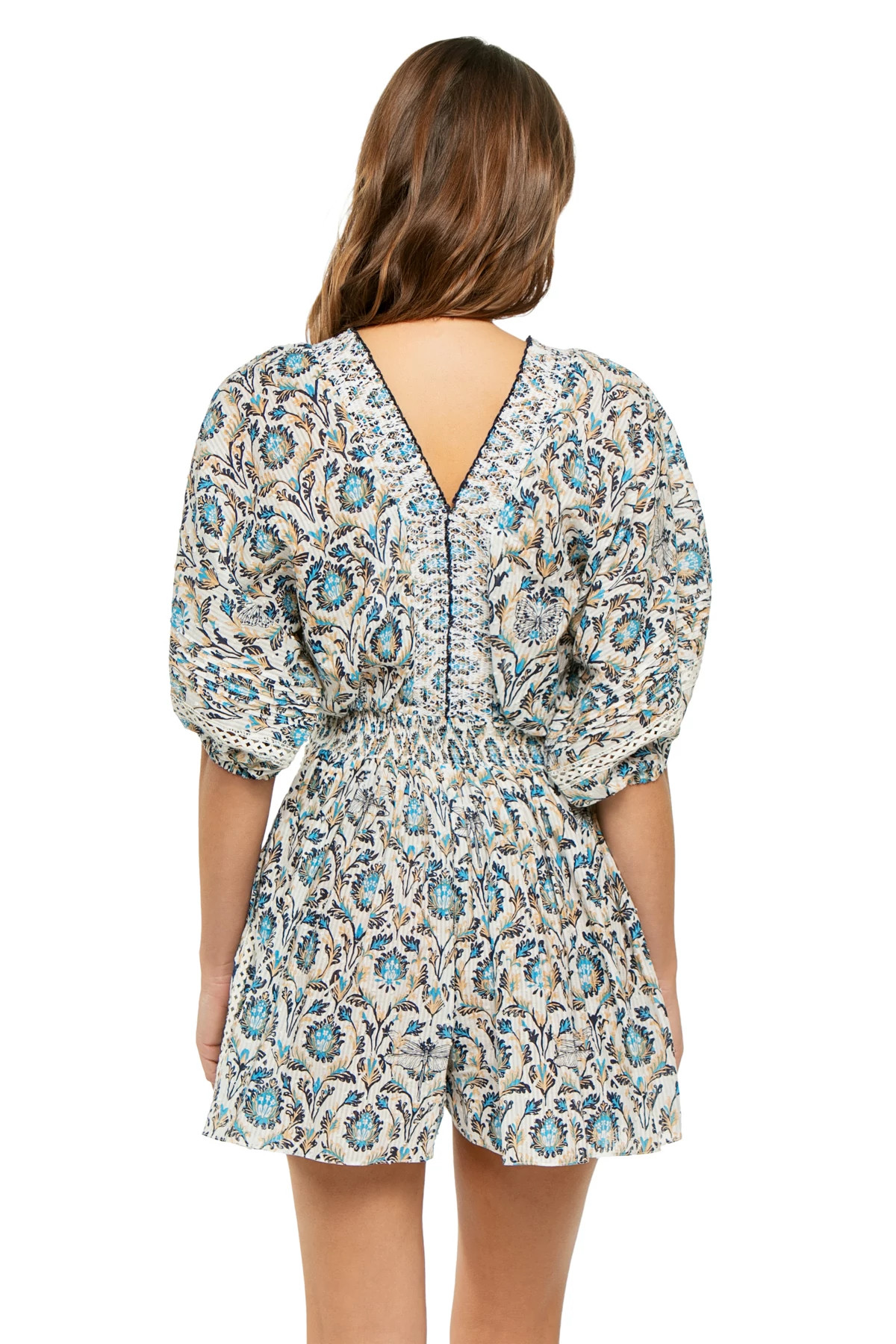 BLACK VICTORIAN Chantal Romper image number 2
