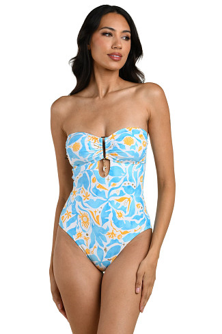 SKY Trinket Treasures Bandeau One Piece Swimsuit 
