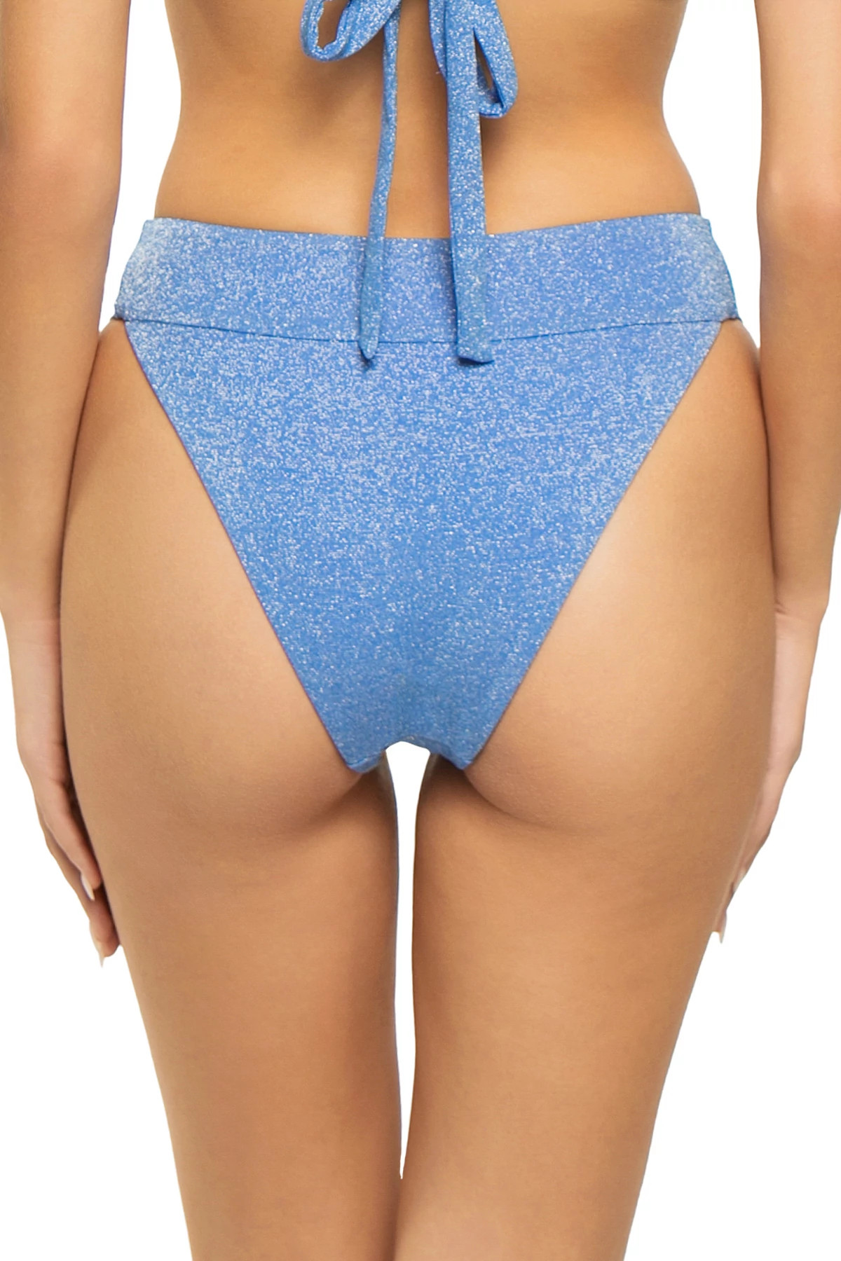 CORNFLOWER Banded Hipster Bikini Bottom image number 2