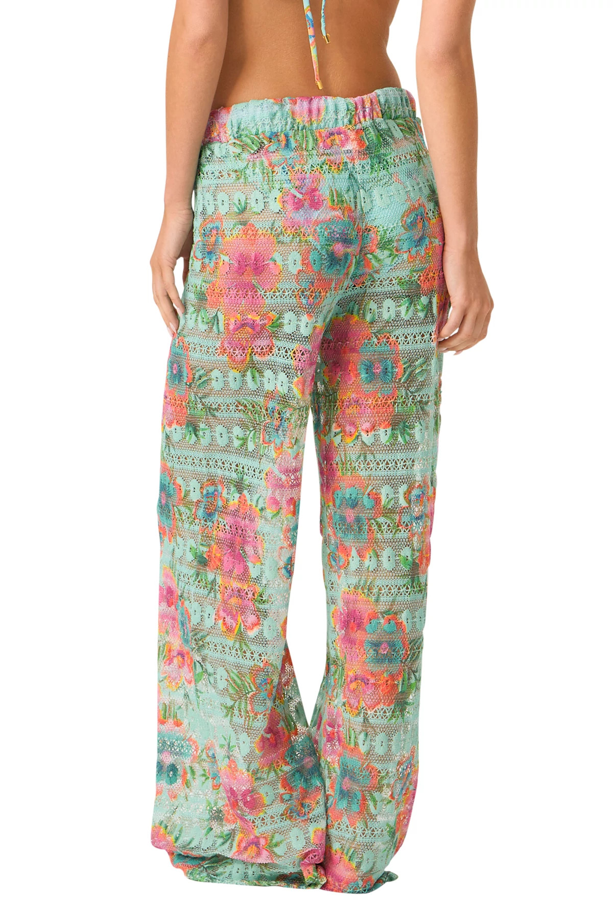 SOLANA Meg Crochet Wide Leg Pant image number 2