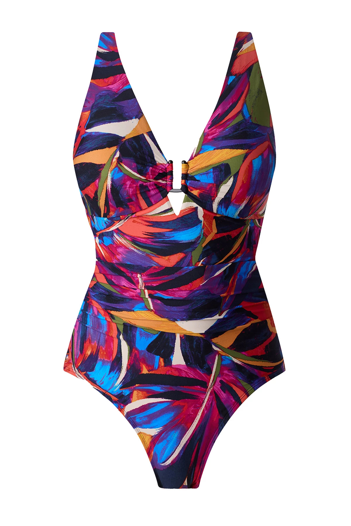 MULTI Kristi Keyhole One Piece Swimsuit image number 5