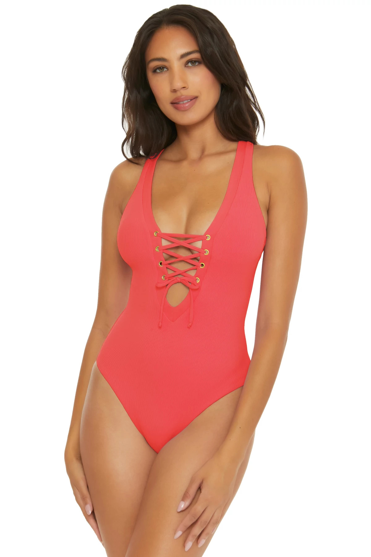 Gia Plunge One Piece Swimsuit image number 1