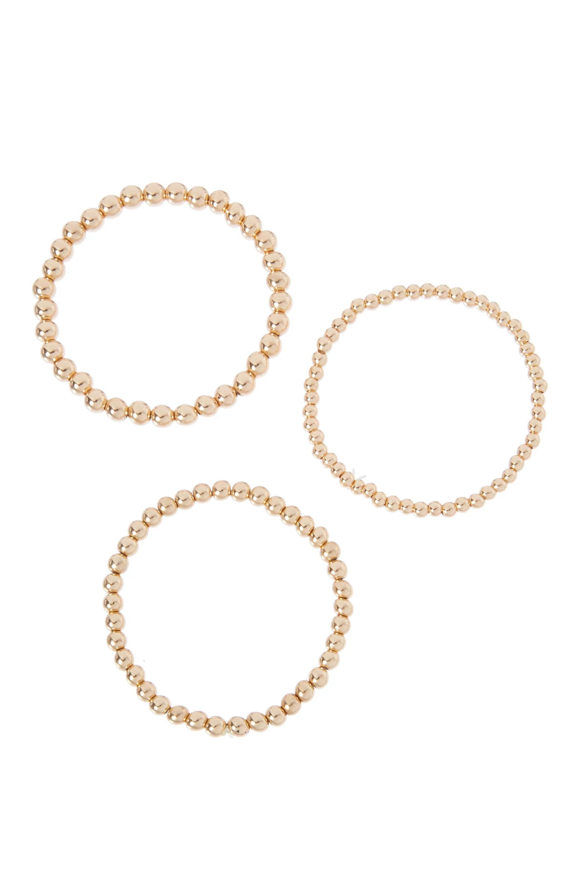 GOLD Gold Bracelets (Set of 3) image number 1