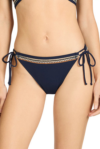 NAVY Nova Whipstitch Tie Side Bottom