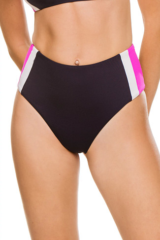 NAVY/PINK Prado High Waist Bikini Bottom