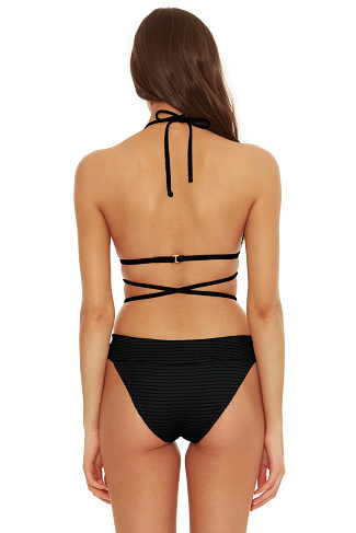 BLACK Wrap Triangle Bikini Top