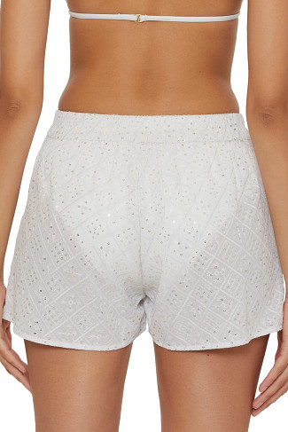 WHITE Mazarine Shorts