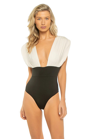 BLACK CREAM Monceau One Piece Swimsuit