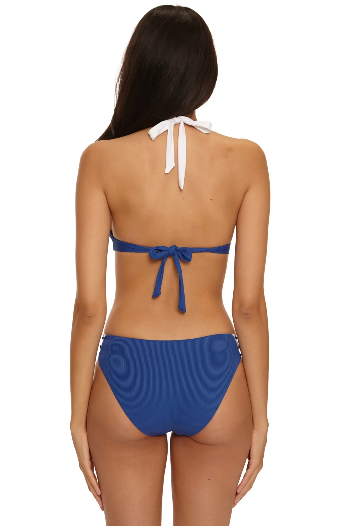 NAVY Keira Ribbed Halter Bikini Top image number 2