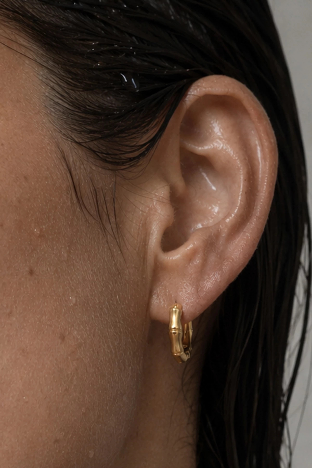 GOLD Bex Hoop Earrings image number 2