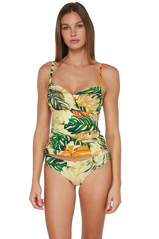 AMBER OASIS Simone Convertible Strap Tankini Top