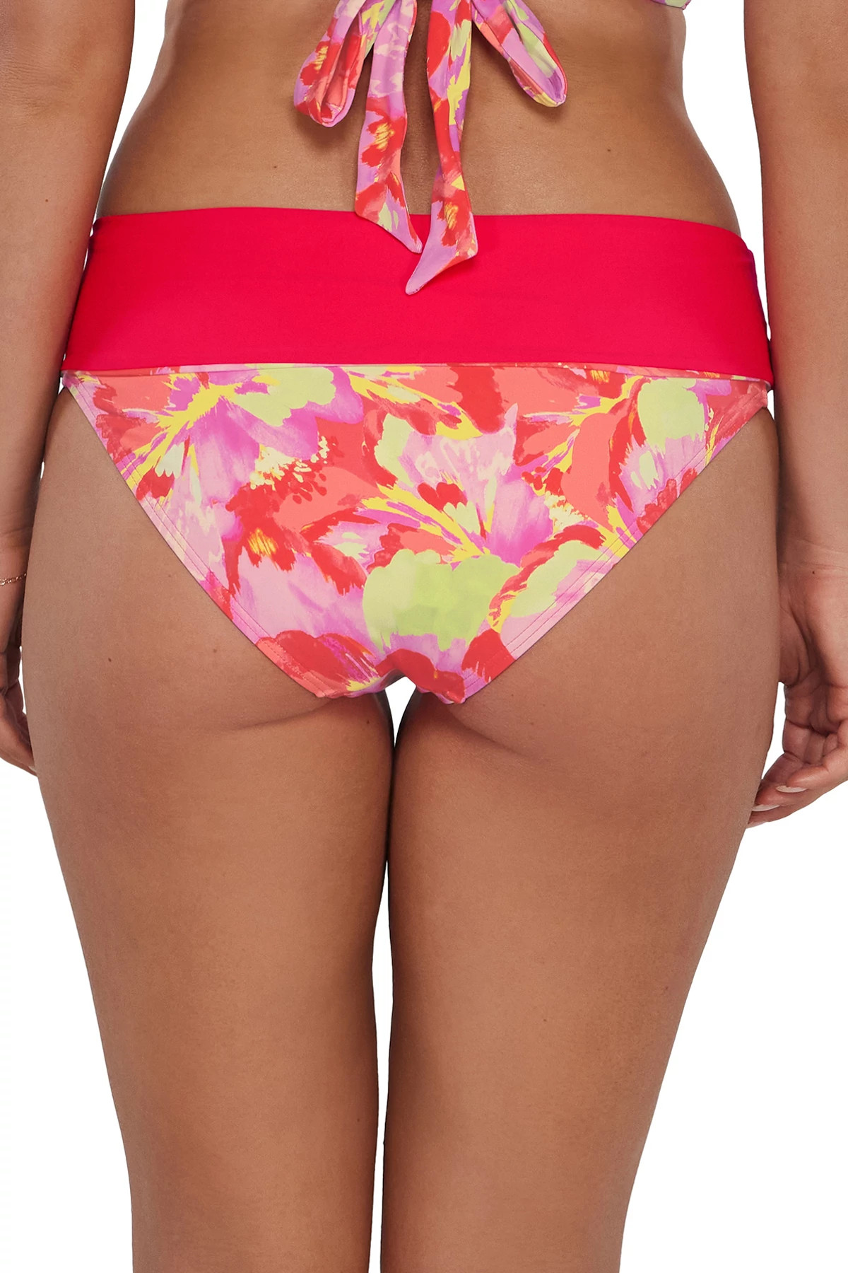 BUTTERFLY BEACH Capri High Waist Bikini Bottom image number 3