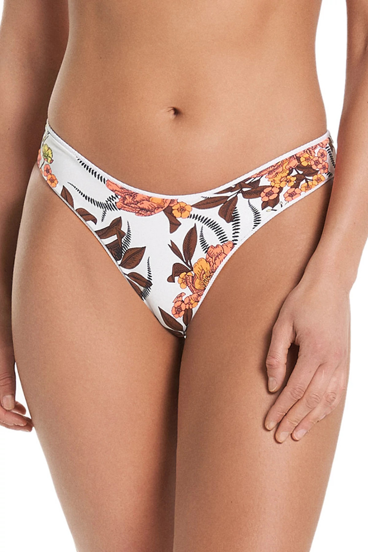 WHITE WINDFLOWER Journey Reversible Brazilian Bikini Bottom image number 2