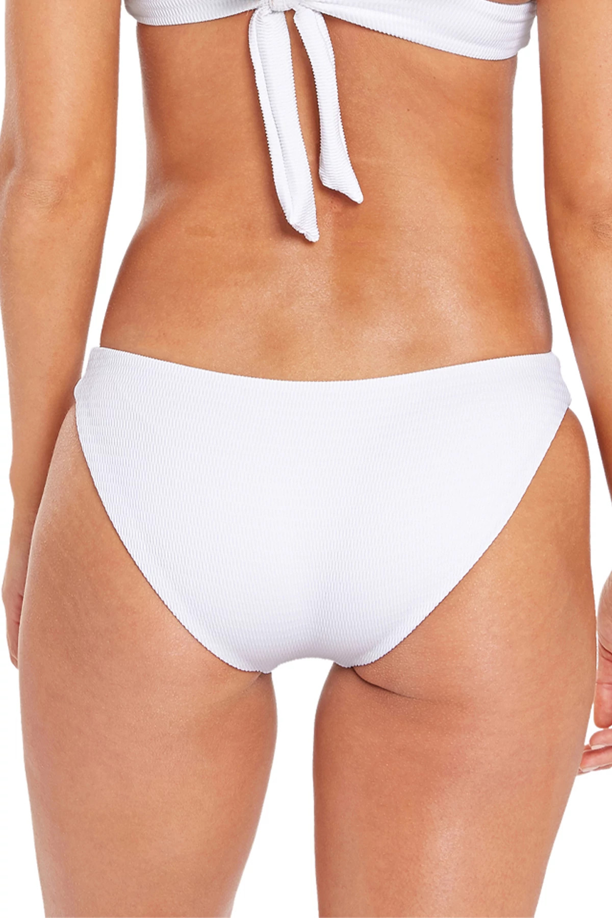 WHITE ECOTEX Midori Hipster Bikini Bottom image number 2