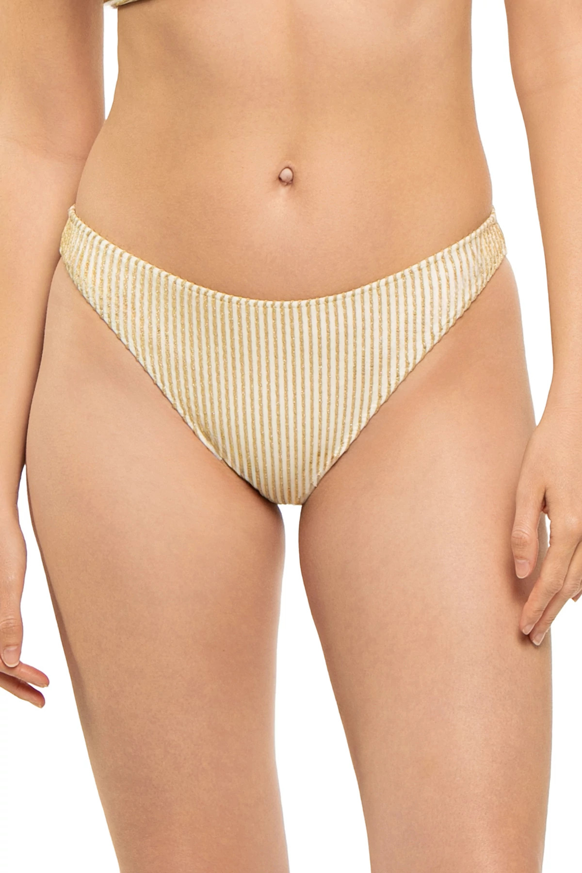 GOLD SCALLOP Isla Hipster Bikini Bottom image number 1