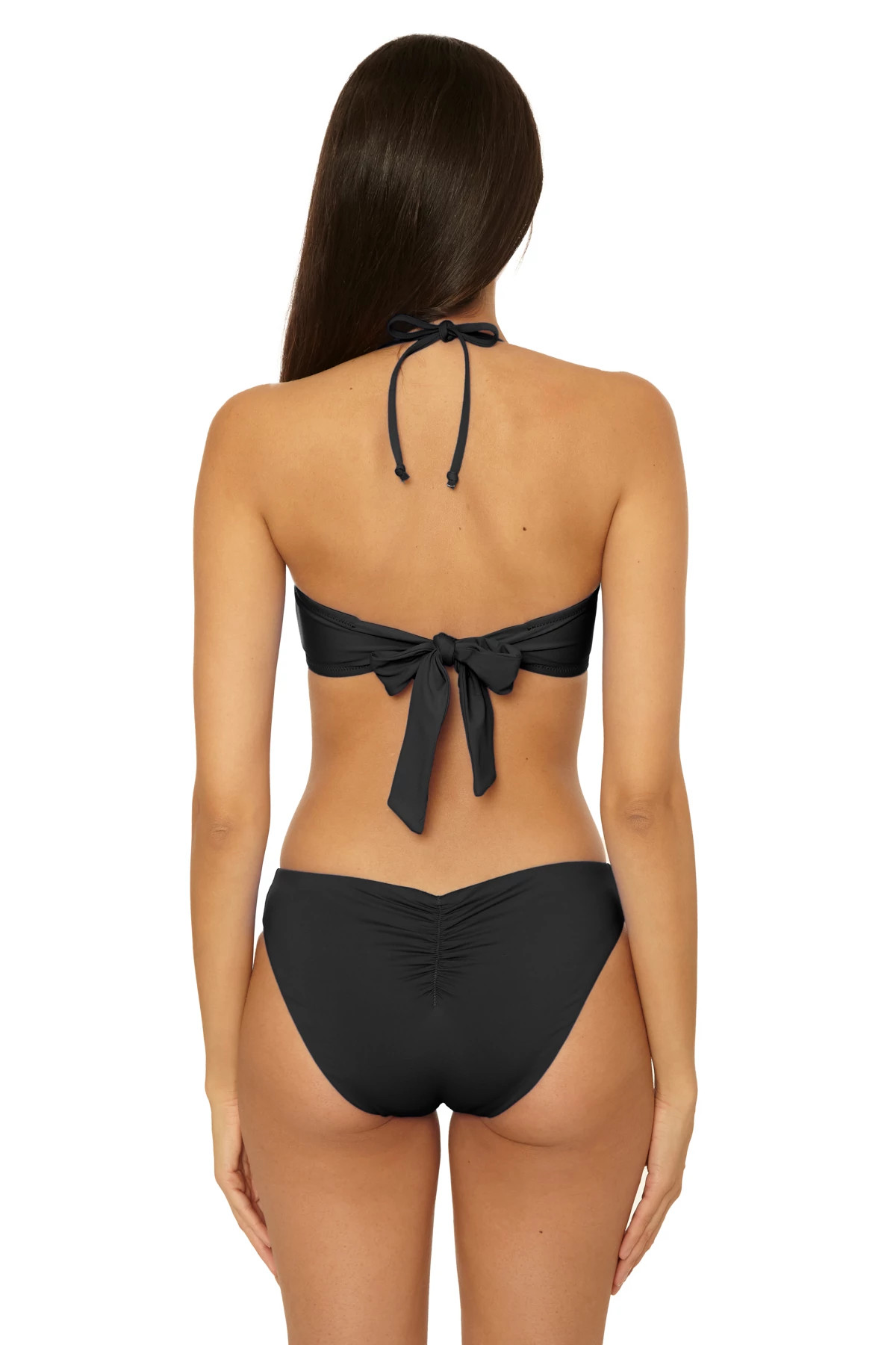 BLACK Brinley Bandeau Bikini Top image number 2